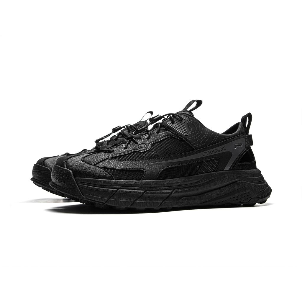 LiNing Slip Resistant Breathable River Trekking Shoes Unisex Black