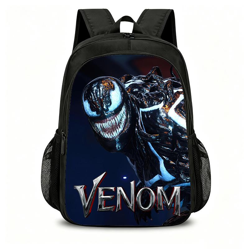 Venom School Double Layered Backpack Fashion Schoolbag Backpack Kids Gift Practical Multifunctional