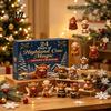 Decorative Bag Charms Highland Cow Advent Calendar, 24 Unique Acrylic Ornaments, Collection 2D Flat Hanging for Christmas Tree Decoration Festive