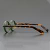 Oval Glasses For Women Retro Vintage Glasses Frame Optical Round Men Female Brown Green Clear Lens Unisex Blue Light Glasses
