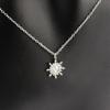 Snowflake Vivid Elegance Chain Necklace Sterling Silver
