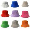 Chapeau de pêcheur tendance 2024 en tissu éponge de couleur unie pour l'automne et l'hiver