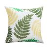 45x45cm Spring Green Flower Embroidered Pillowcase Funda Cogines Cancas Throw Cushion Cover Headboard Pillow Covers Decor Home