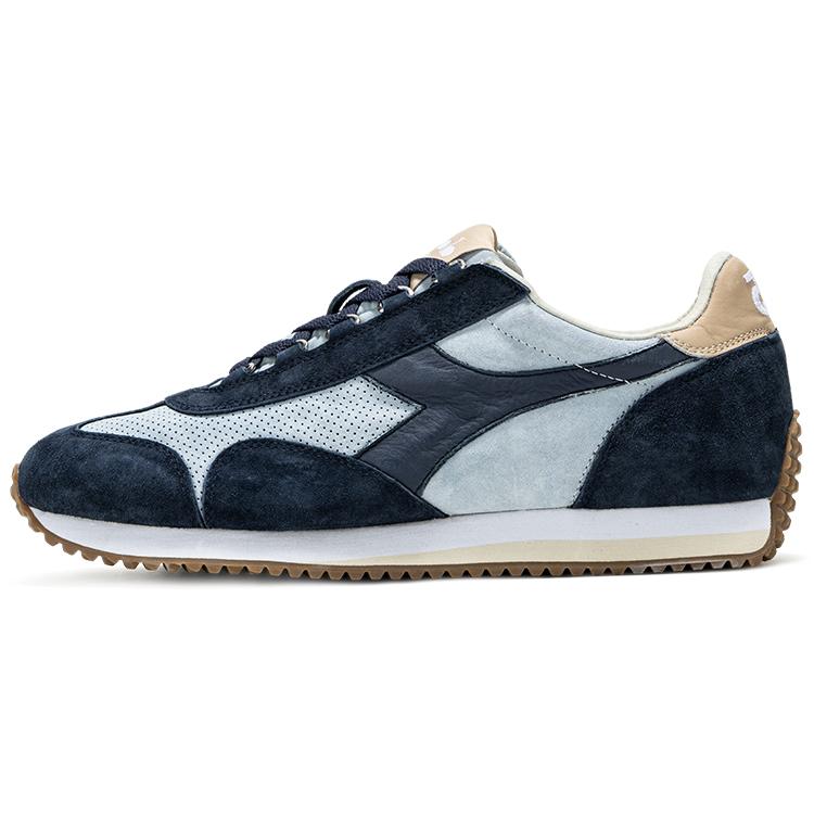 Herren Sneaker Diadora Low-Top Laufschuhe Unisex Blau 40 gray