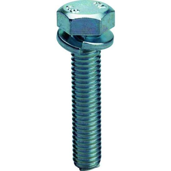 

TRUSCO Spring Washer Assembled Hex M6 x 26 5 Packs Bolts, 20, Pieces, Y103-0620, (Case Sold)