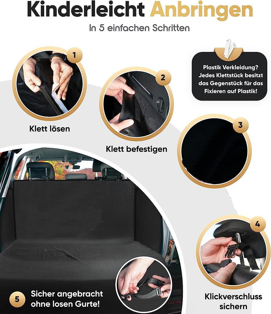 SUV Waterproof Pet Trunk Mat - Anti-Fouling, Thick, Off-Road Protection for Dogs