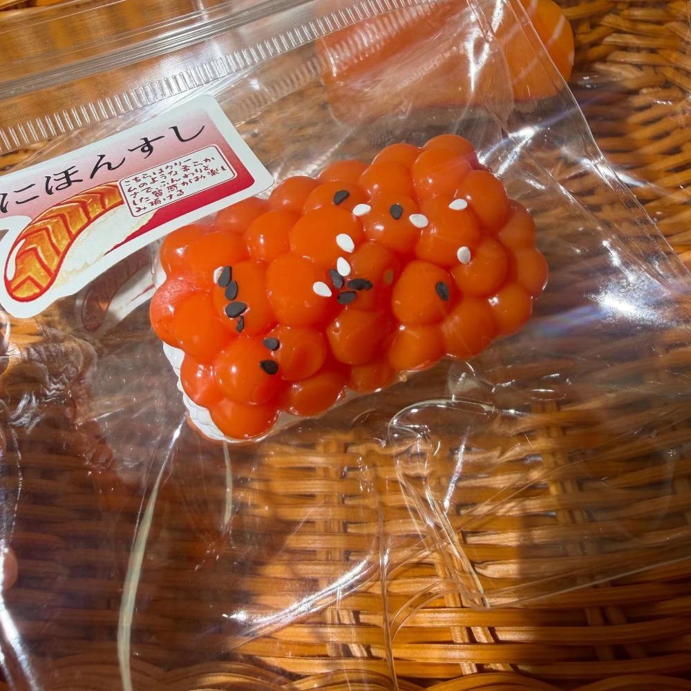 Slow Rebound Shrimp Sensory Fidget Handmade Silicone Squishy Toy Sushi Squeeze Toys  Students