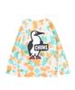 Chums Retro Booby Logo Kid's L/S T-Shirt, Canyon-Dye