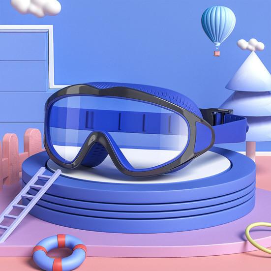 Children Swim Goggles Waterproof No Leakage Anti-Fog UV Protection Clear Lens Boys Girls Wide View Goggles Diving Snorkeling Equipment