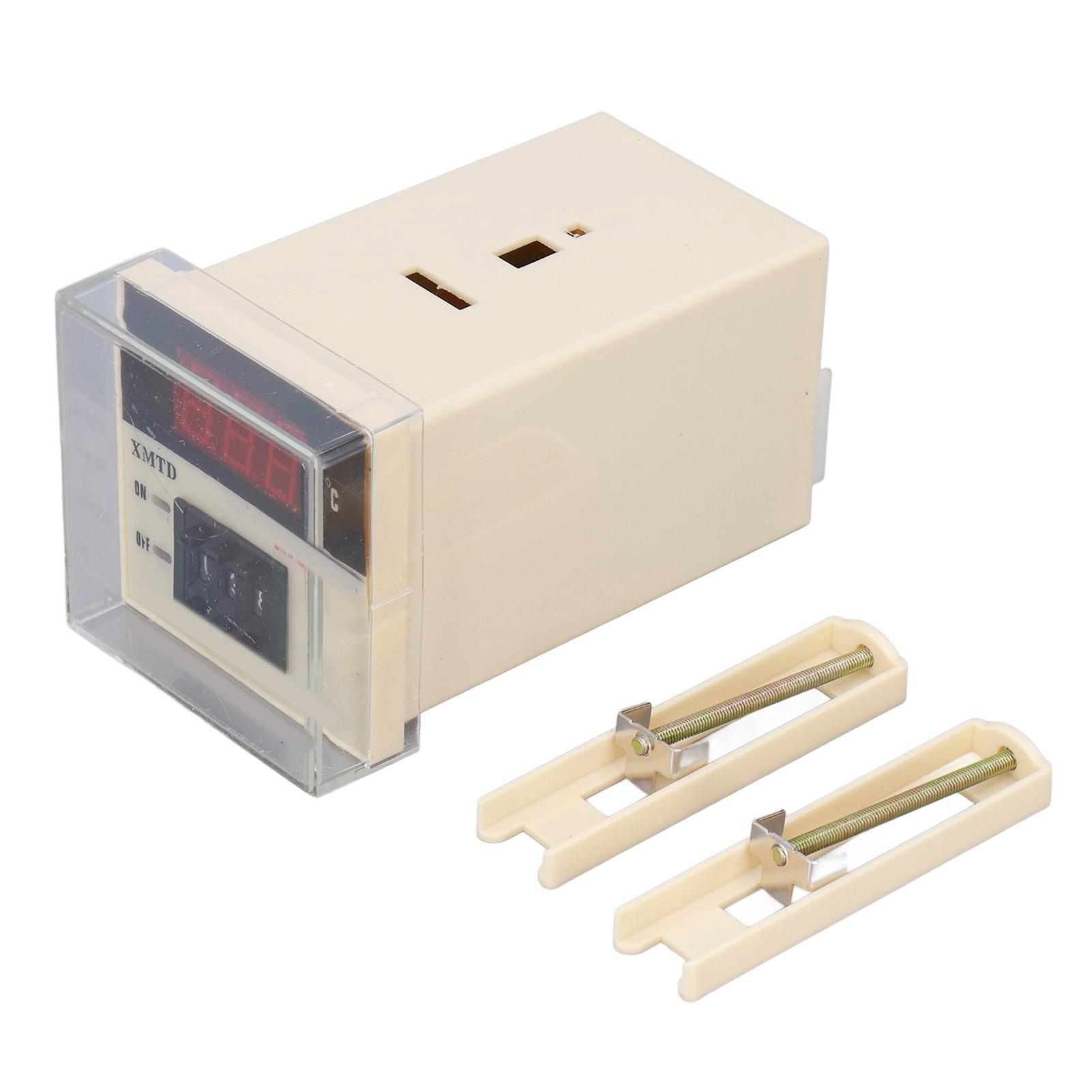 

Регулируемый контроллер температуры переменного тока 220 В типа E с ЖК-цифровым термостатом 0399 по Цельсию XMTD2001