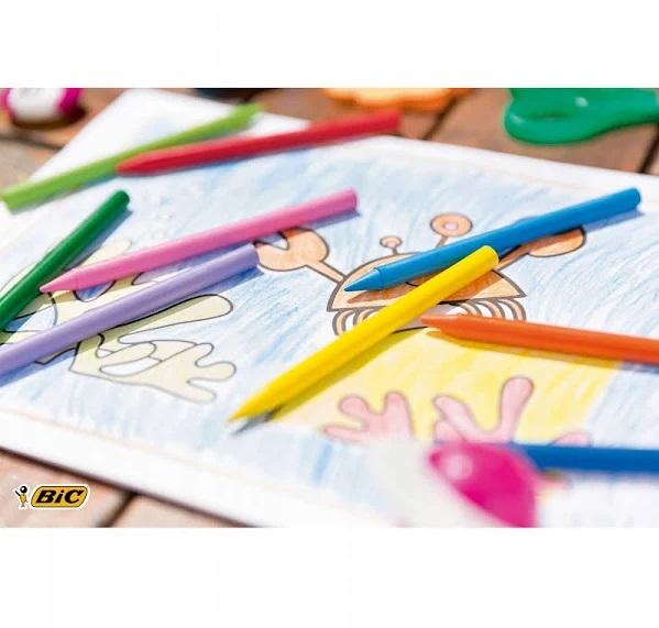 Bic Kids Plastidecor Wax Crayons 24 Colors