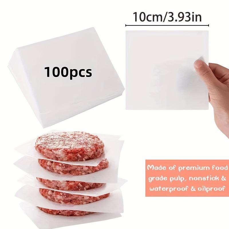 Home Kitchen Cooking Oil Proof Paper Square Oven Oil Paper Non Stick Hamburger Patties Barbecue Meat Separation Paper