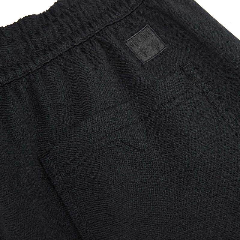 Li Ning X Jackie Chan Collaboration Kung Fu Series Comfortable Casual Shorts Unisex Shorts Black AKSW175-2