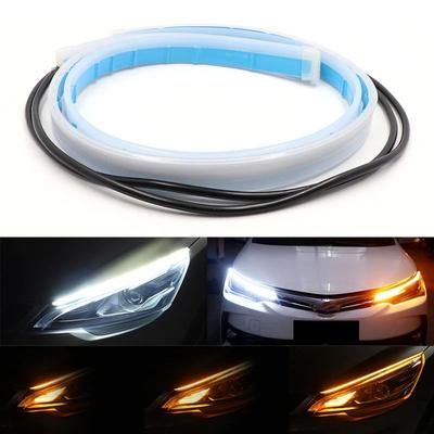 DRL FLEX LED Daytime Running Lights + Flowing Direction, External 2pcs 12V, Off-Road