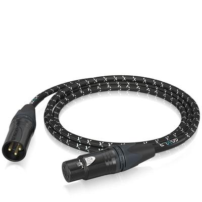 TC Helicon XLR Microphone Cable Made of Copper Equipped with 3m Neutrik Connector Easy To Manage GoXLR MIC CABLE Black Oxygen-Free