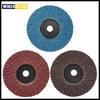 3Pcs Flap Discs 3inch 76mm Angle Grinder Sanding Discs 60 Grit Grinding Wheel Metal Plastic Wood Removal Abrasive Tool