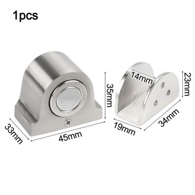 Convenient Solution Glass Door Holder Furniture Hardware High-quality Zinc Alloy Powerful Magnetic Force Home Use