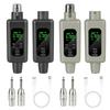 Long Ranges Wireless XLR Microphones Transmitters Receiver System with 8 Hour Battery for Dynamic and Condenser Mics Mixers PA Systems