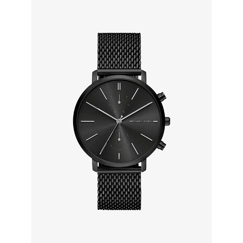 

Большие черные часы Michael Kors Blake с сетчатым ремешком MK9211 чёрный