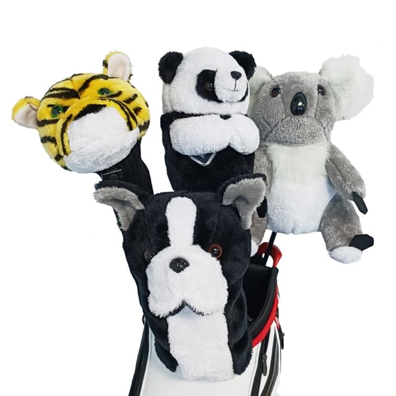 Plush Golfing Driver Headcover  Plush Golfing Driver Headcover Golfing Wood Head Cover Golfing Club Accessories