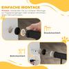 Dog Safety Gate, 76-104 cm Barrier Gate without Drilling, Stair Gate