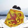 Königliche Wappen von Schottland Decke Super Weich Warm Leicht Dünn Schottland Königlicher Standard von Schottland Königlicher Standard Königreich Von