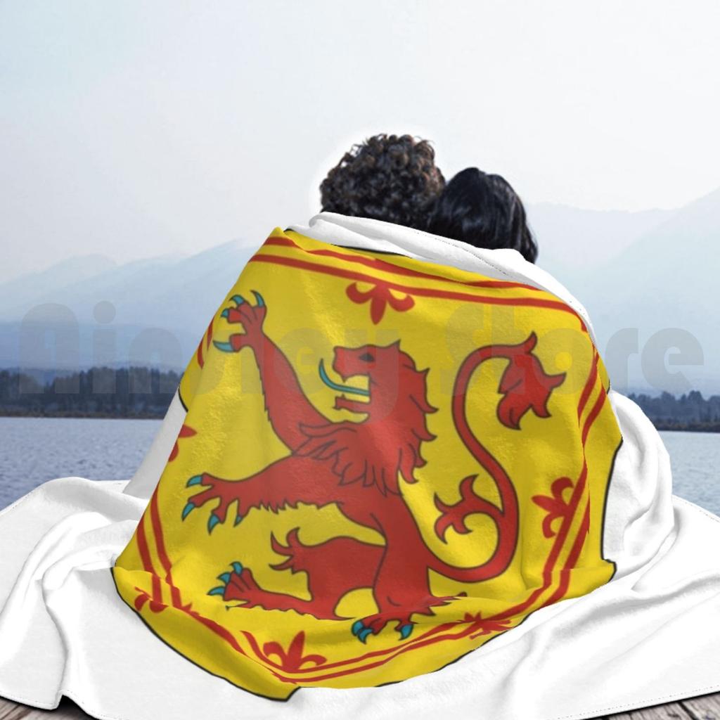Königliche Wappen von Schottland Decke Super Weich Warm Leicht Dünn Schottland Königlicher Standard von Schottland Königlicher Standard Königreich Von