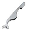 False Eyelash Nippers Curved Eyelash Extension Applicator Stainless Steel Tweezers for Applying False Eyelash