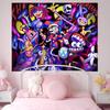 LE CIRCLE NUMÉRIQUE INCROYABLE Dessin Animé Tapisserie Colorée Accrochage Mural Hippie Fleur Tapis Muraux Décor de Dortoir Art Mural Décor