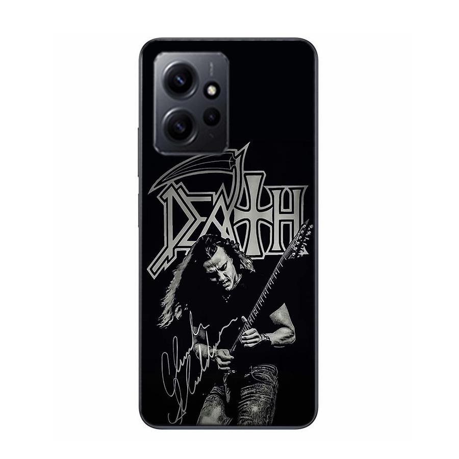 Metal Band D-Death Phone Case For Redmi 12 13C 12C 15C 9 10 10C Note 13 Pro Plus 14 15 Pro 9T 9C 9A TPU Soft Cover Clear Cell Ca