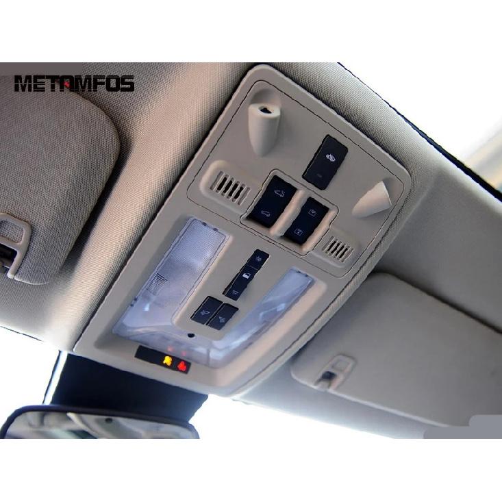 For Cadillac SRX 2010 2011 2012 2013 2014 2015 2016 Stainless Steel Interior Reading Light Lamp Cover Trim Frame Accessories