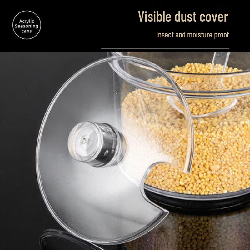 Extra Thick Acrylic Spice Jar & Bottle Set (10-Piece)