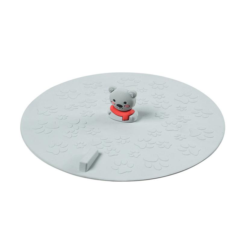 

Крышка для слива пола, заглушка для раковины, антизасоряющая ванна, бассейн, фильтр для волос, круглая канализационная труба для кухни серый