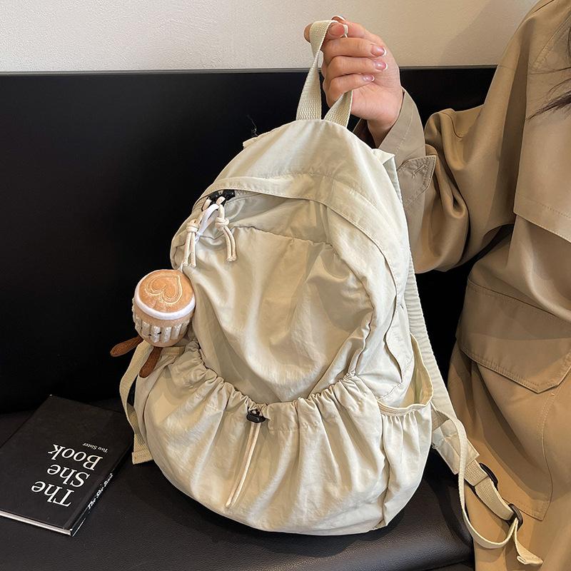 Student Bag Large Capacity Bag New Versatile Backpack Female Portable Student Schoolbag Travel Backpack