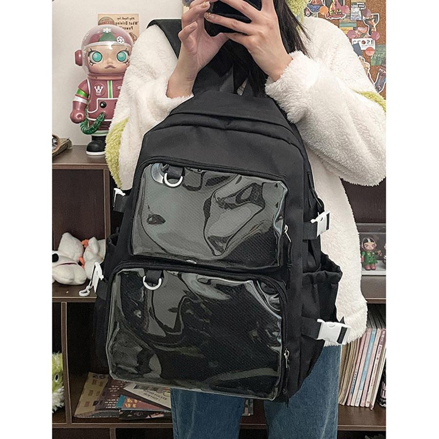 Japanische Kawaii Itabag Damen Neu 2026 Transparenter Rucksack Damen Große Kapazität Ita Rucksack Schultaschen Für College-Studenten JK