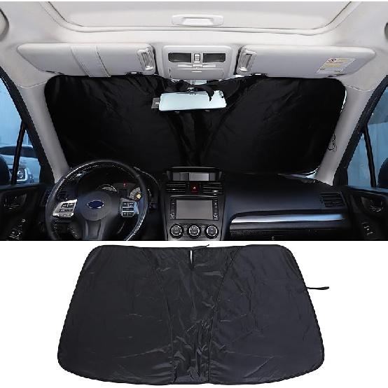 Windshield Sunshade Fit for Subaru Forester 2019-2025 Front Window Sun Shade Foldable Sun Visor Custom Sunscreen UV Blocker Privacy Protector