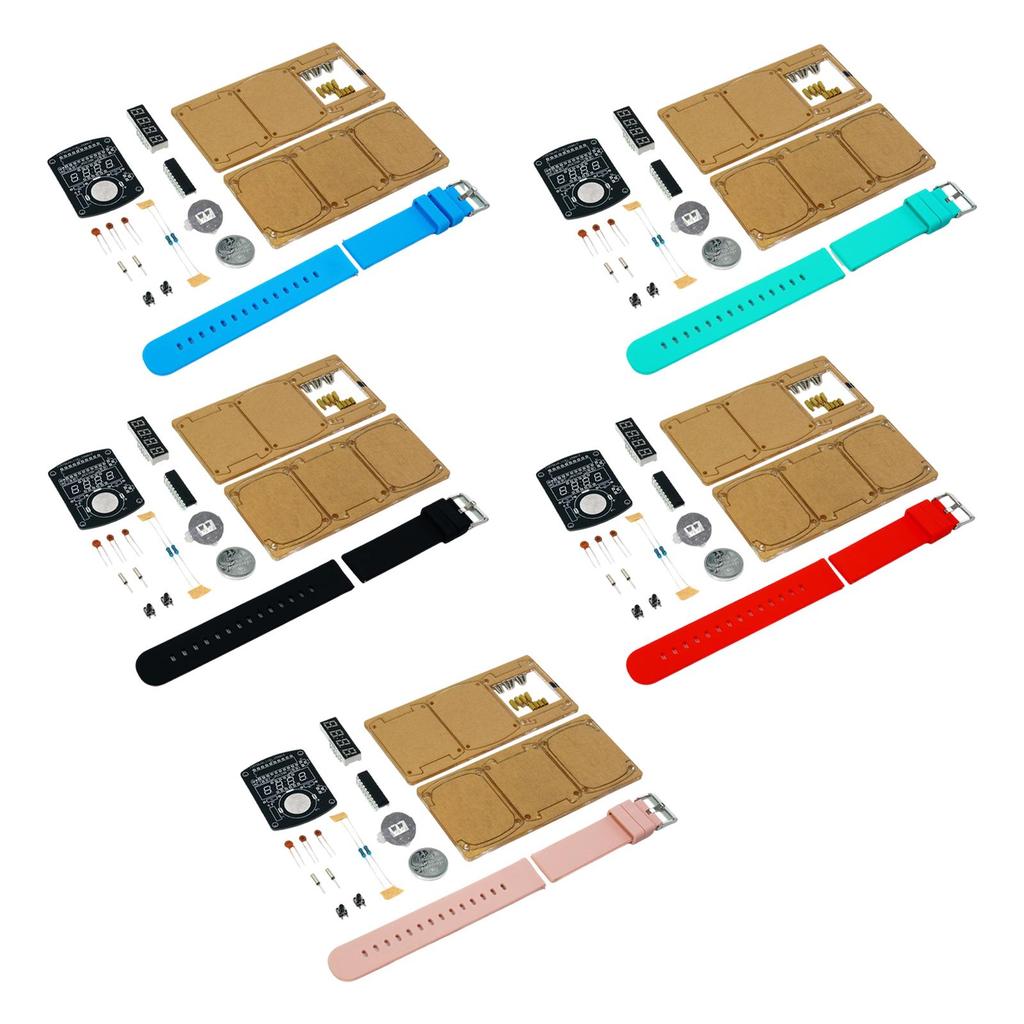 DIY Electronic Watch Kit Gift Electronic Learning Kit for School Educational