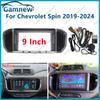 9 Inch Car Frame Fascia Canbus Box Adapter Android Radio Dash Fitting Panel Kit For Chevrolet Spin 2019-2024