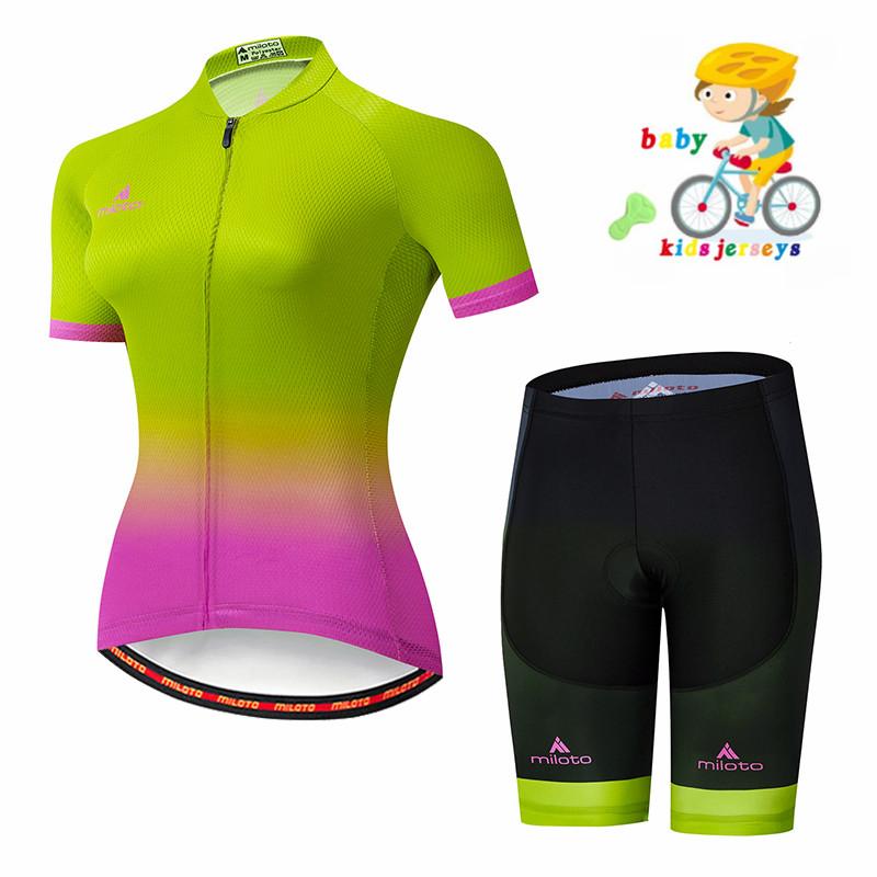 Cycling Jersey Set, Children's Clothing, Road Bike Shirts, Bicycle Pant, MTB Outdoor Clothes 2026 Summer Breathable Cycling Suit Set