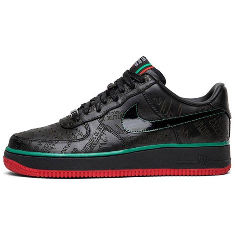 

Мужские кроссовки Nike Air Force 1 Low Premium Black History Month 2010 Black-Varsity-Red 318775-008