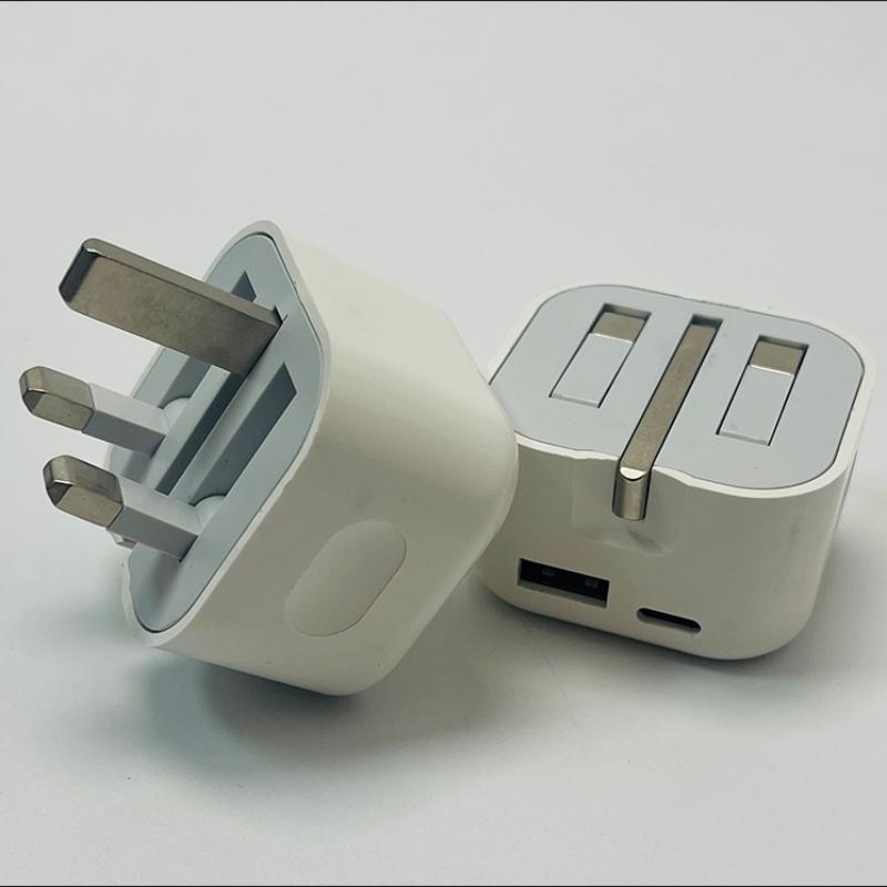 1Pcs Super Fast Quick Charging USB C Charger 20W 35W For Phone 13 14 15 16 S24 S23 Compatible With UK GB AC Home Travel