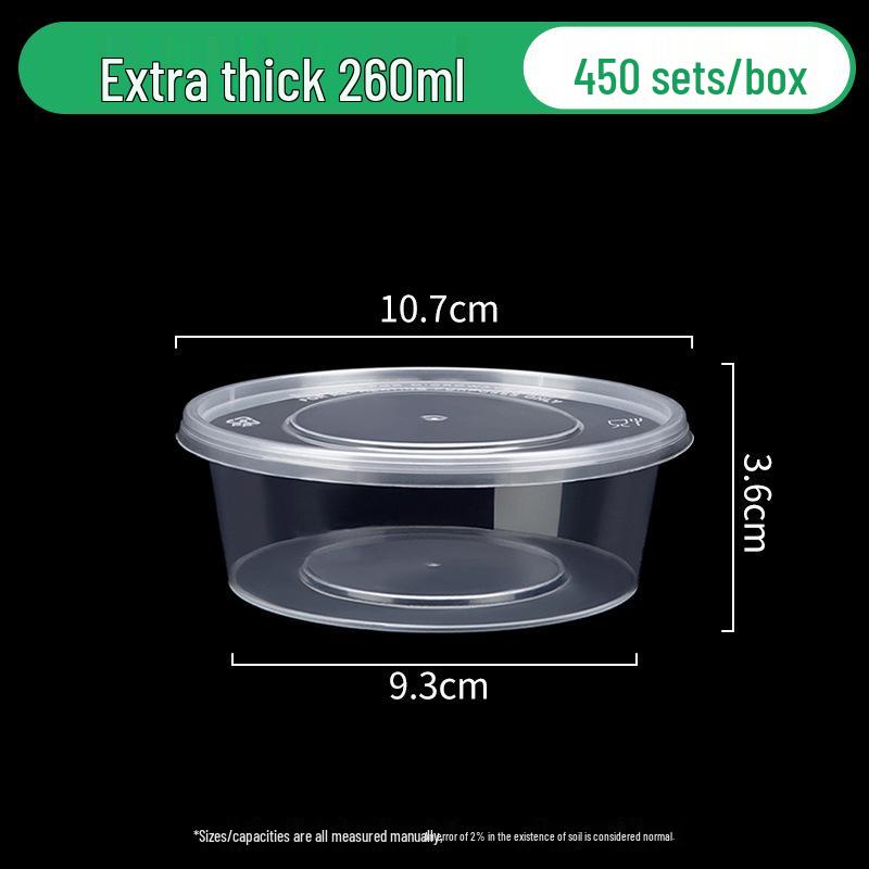 Round Disposable Sauce Cups - 25/50/100ml | Portioning & Takeaway Containers
