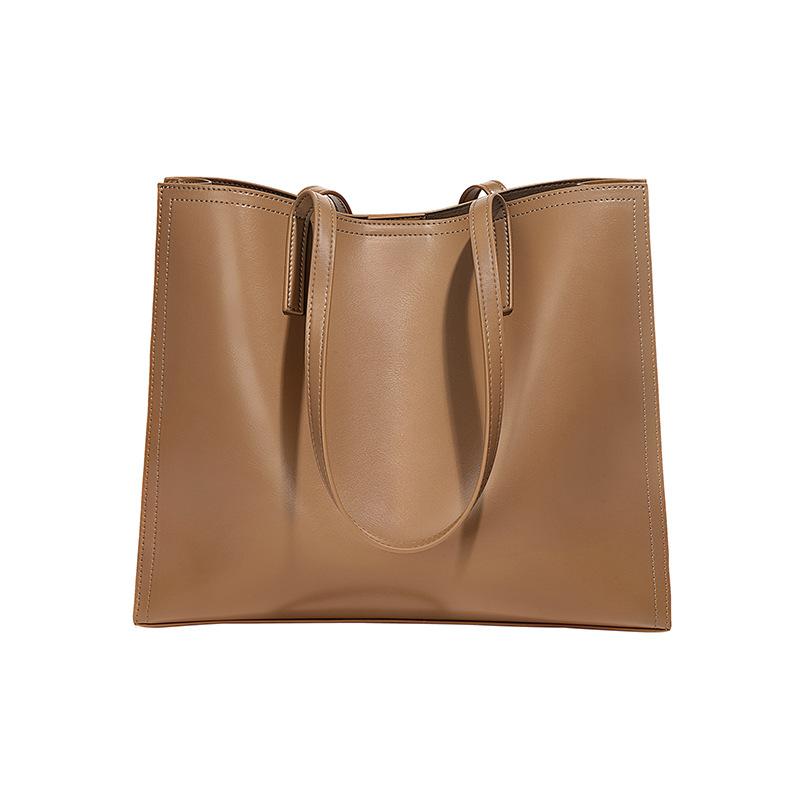 Niche Pitot Bag for Women with Autumn and Winter Large Capacity High-quality Commuter Shoulder Leather Handbag Bag