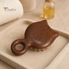 Wooden Scalp Massager Cat Shape Air Cushion Brush, Hair Growth Natural Wood Comb Head Relaxation Massage Tool, Portable Care Scrubber Brush