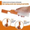 Hair Dyeing Comb Hair Dyeing Brush with Bottle DIY Combing Salon Tool