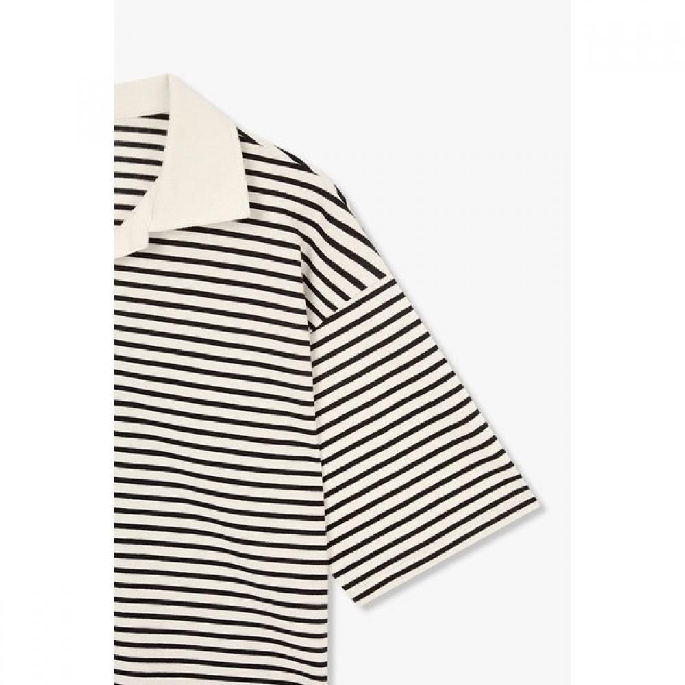 STUDIO TOMBOY STripe Collar ShorT Sleeve T shirT 9176222999