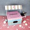 MégaCréa DIY - Square Cardboard Urn for Gift Fund 24.5 Cm