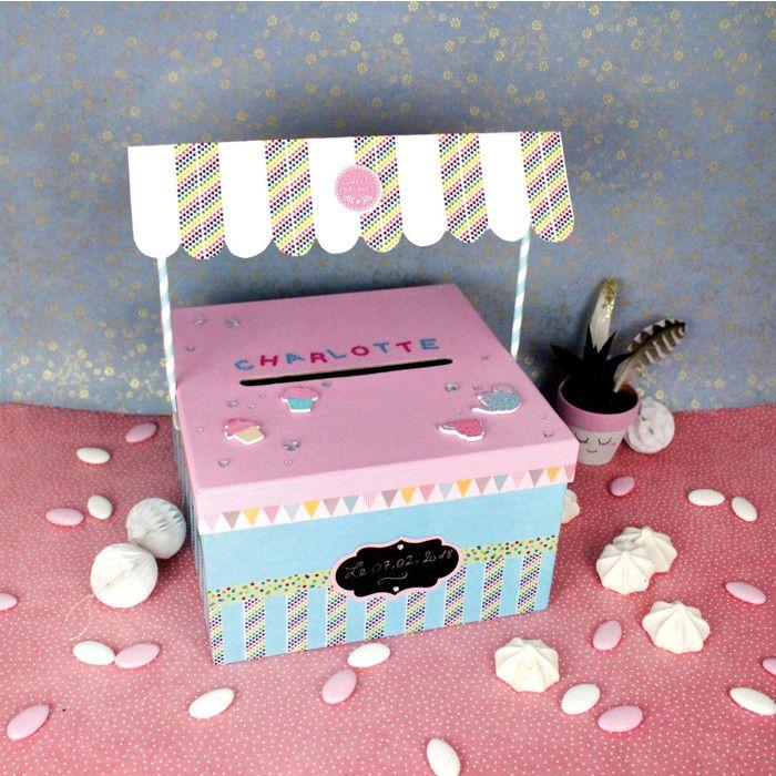 MégaCréa DIY - Square Cardboard Urn for Gift Fund 24.5 Cm