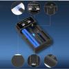 USB LCD Battery Smart Charger 1 / 2 Slots Dual For 18650 3.7V Rechargeable Lithium Battery For 1.2V NI-MH AA / AAA Battery