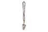 TNG Mini Ocarina 6 Holes Gun Luxury Necklace Single F Key Ocarina Wind Instrument Blue Flower Porcelain [Pendant / / Type]